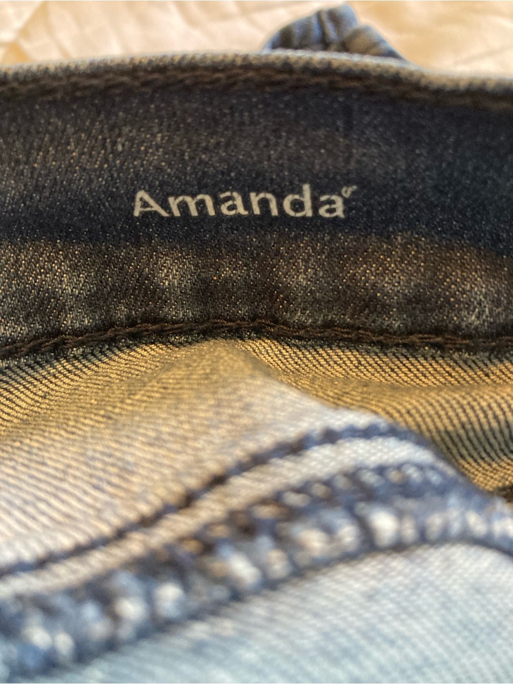 Gloria Vanderbilt Relaxed Capris Dark Blue Slimming Denim Jeans Womens Size 16 - Picture 4 of 15